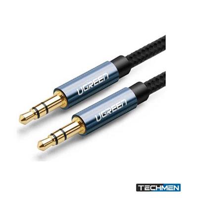 UGREEN 3.5mm Male to 3.5mm Male Cable Gold Plated Metal Case with Braid 1.5m (Blue)