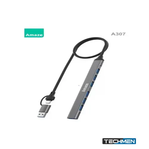AMAZE A307 USB3.0 + TYPE C 7-PORT USB3.0 HUB