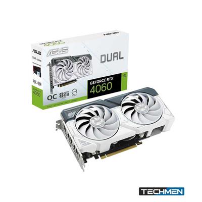 Asus Dual GeForce RTX 4060 White OC Edition 8GB Graphics Card