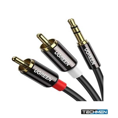 UGREEN 3.5mm Male to  2RCA Male Cable 3m  (Black)