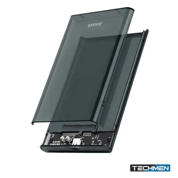 AMAZE A206M – PHANTOM Transparent 2.5" HDD Enclosure USB 3.0 (5 Gbps)