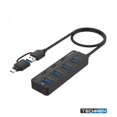 AMAZE A327 TYPE C + USB 3.0 7-PORT HUB