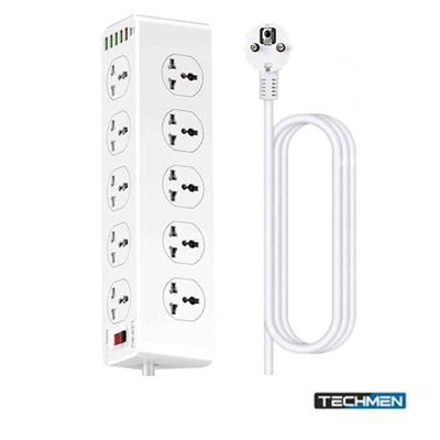 LDNIO SC10610 Power Socket – PD 20W, 10 Outlets, Smart Extension