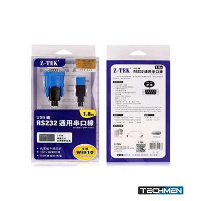 Z-TEK USB to RS232 ZTEK USB to Serial Converter 1.8M