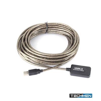 USB 2.0 Extension Cable (Male to Female) – 15m Length with Double IC Technology