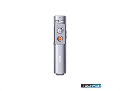 Baseus Orange Dot Wireless Presenter (Red Laser)(Charging) Grey