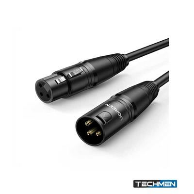 UGREEN Cannon Male to Female Microphone Extension Audio Cable 2m (Black)