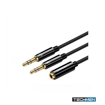 UGREEN 3.5mm male to 2 Female Audio Cable Aluminum Case (Black)