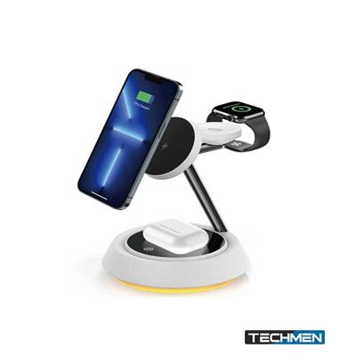 WIWU Wi-W002 3 in 1 Cable Less Charger With Adjustable ambient light