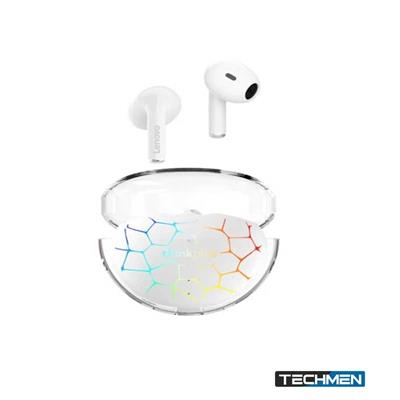 Lenovo LP80 Pro TWS Bluetooth Headphones – RGB, Low Latency, Wireless (Black/White)