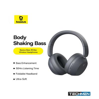 Baseus Bass 35 Max Wireless Headphones Twilight Grey