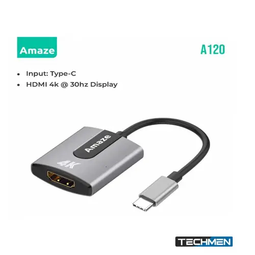 AMAZE A120 TYPE C TO HDMI 4K@30HZ ADAPTER
