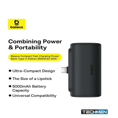 Baseus Compact Series 5000mAh Fast Charging Power Bank 20W