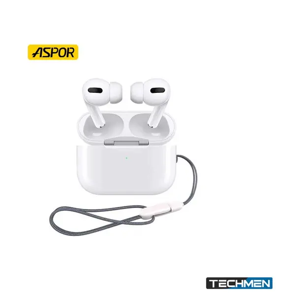 ASPOR A620 ANC AirBuds Pro 2 – Full-Function, Wireless Charging, 30Hrs Playtime, Bluetooth 5.4