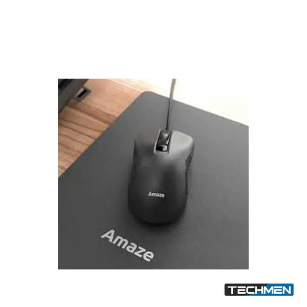 AMAZE A702 PROBUS EASY GRIP SILENT WIRED MOUSE - Black