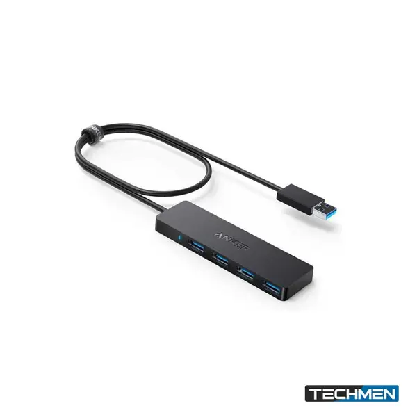 ANKER A7516 4-Port USB 3.0 4-in-1 Adapter 60cm - Black