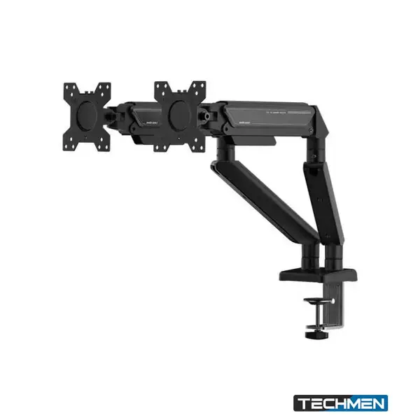 Anda Seat Stealth II Duo Monitor Arm – Black & Blue (AD-W-A6D-2S-BS)