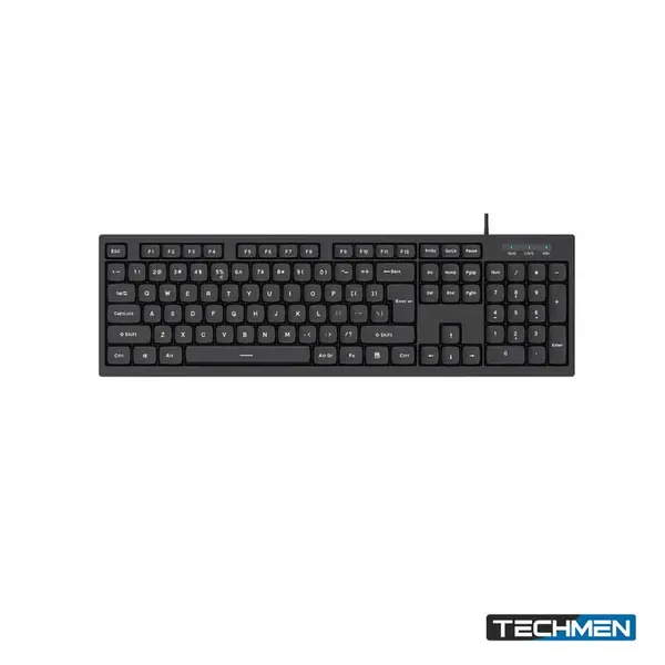 AMAZE A732 – PROBUS SUPER SMOOTH WIRED KEYBOARD – BLACK