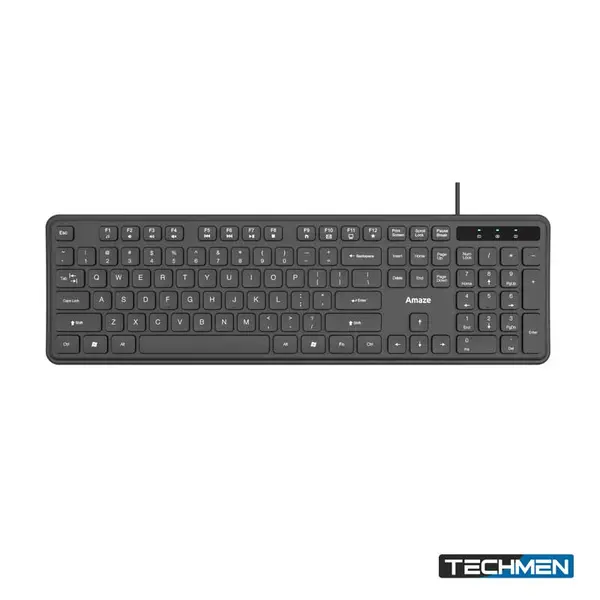 AMAZE A734 – Probus Chocolate Keys Silent Wired Keyboard