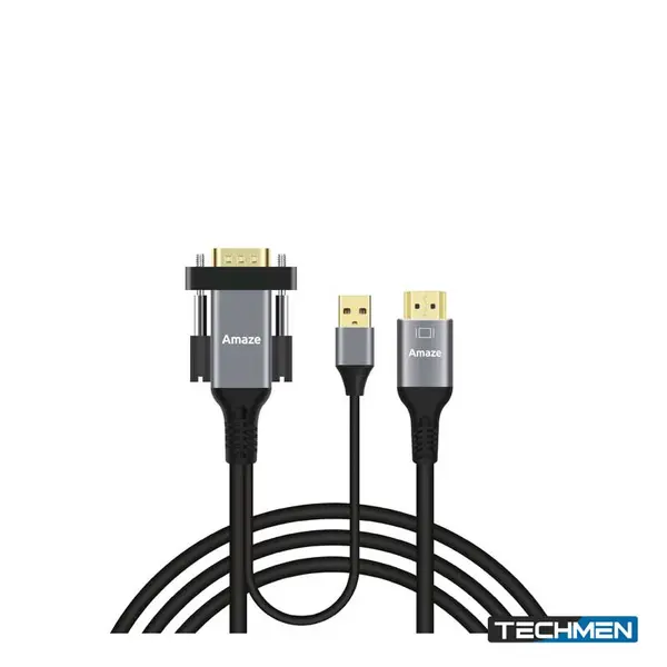 AMAZE A835 – Aluminum Alloy VGA to HDMI Cable