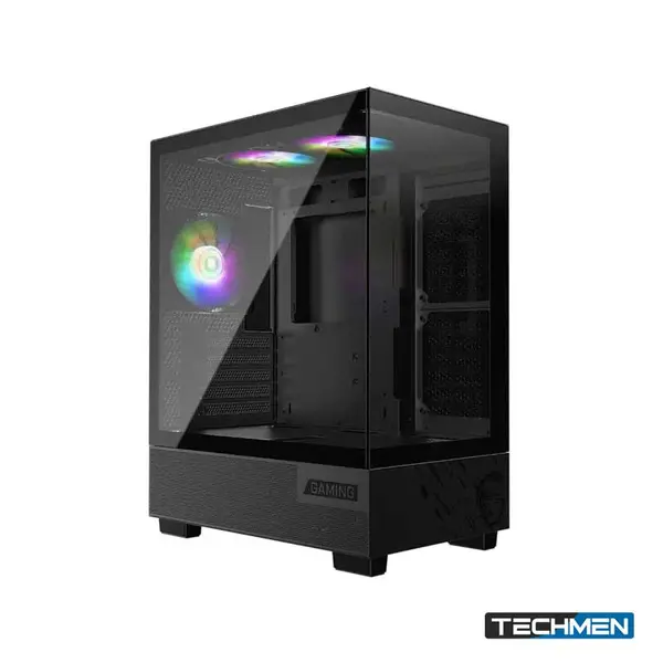 ASUS ProArt PA401 Wood Metal PWM Black Mid Tower Creative PC Case