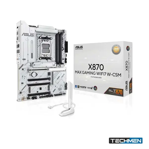 ASUS X870 MAX GAMING WIFI 7 White AM5 ATX Motherboard