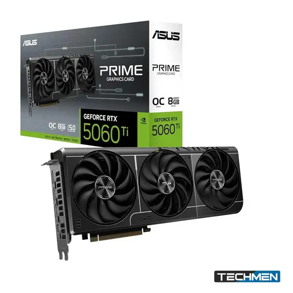 ASUS Prime GeForce RTX 5060 Ti OC Edition 8GB GDDR6 Graphics Card