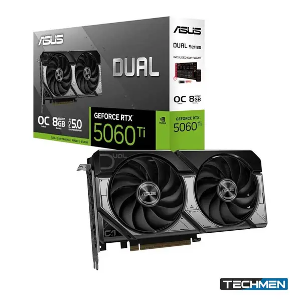 ASUS Dual GeForce RTX 5060 8GB GDDR6 Graphics Card