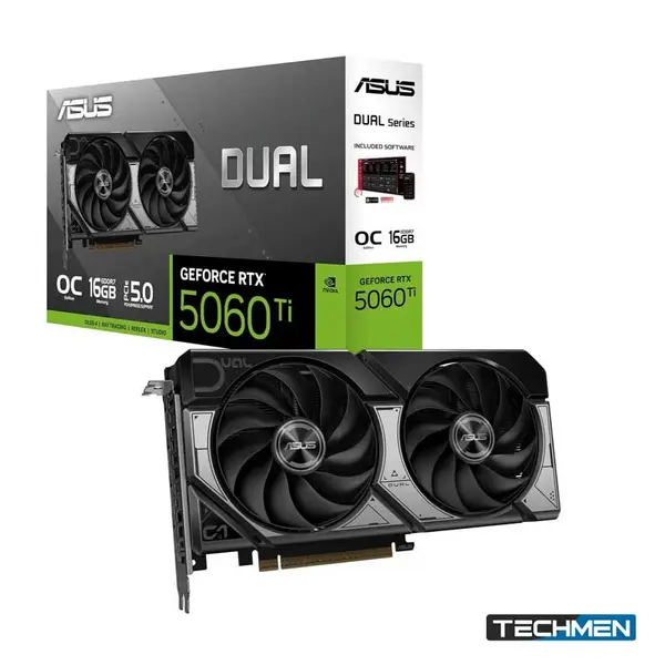 ASUS Dual GeForce RTX 5060 Ti 16GB GDDR6 Graphics Card