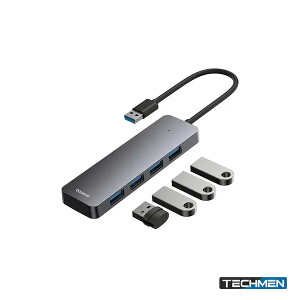 BASEUS 4-Port UltraJoy Hub Air Space Grey -(B0005280B811-09)