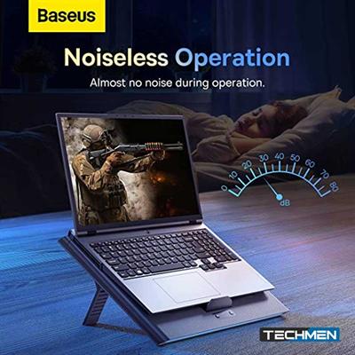 Baseus ThermoCool Heat-Dissipating Laptop Stand (Turbo Fan Version) - Gray