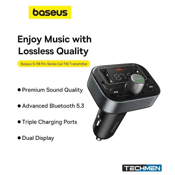 BASEUS C10762200111300 S-09 FM Modulator 5.3
