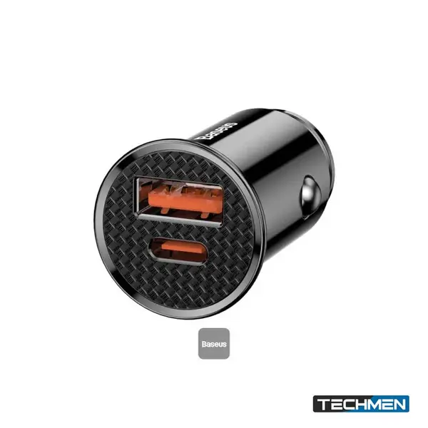 BASEUS 30W Go Trip Car Charger 1C+1U Compact Design - (C000722300123-00)
