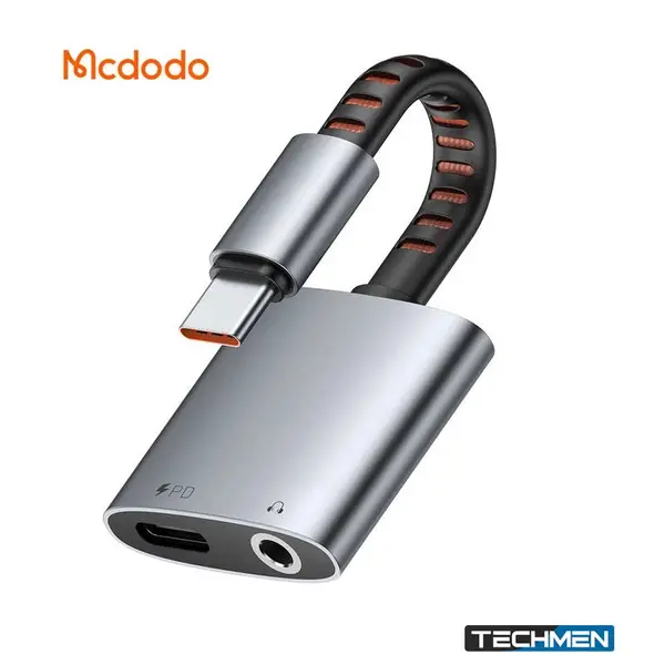 MCDODO CA-312 Type-C to Type-C + 3.5mm Audio Adapter – USB-C Charging & Audio Adapter