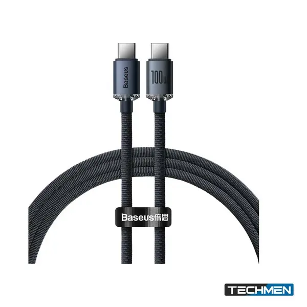 BASEUS 100W Crystal Shine Type-C to Type-C Fast Cable 1.2m (CAJY000601)