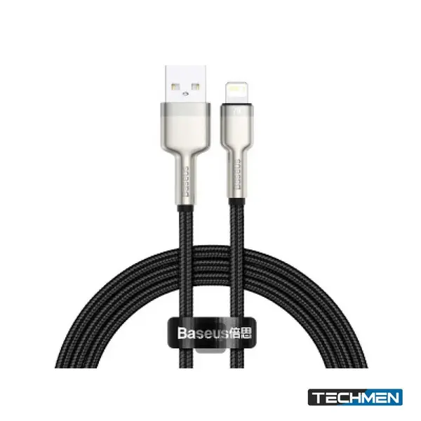 BASEUS Cafule Cable USB for iPhone 2.4A 1m Gray+Black -(CALKLF-B19)