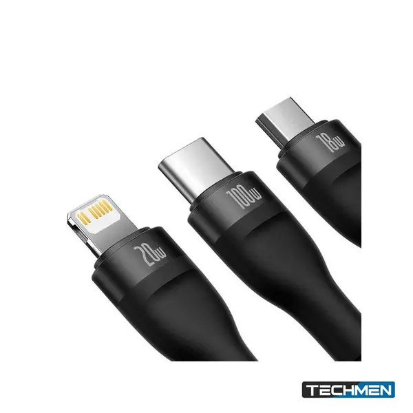 BASEUS 100W Flash Series II One-for-Three Fast Cable 1.2m (CASS030101)