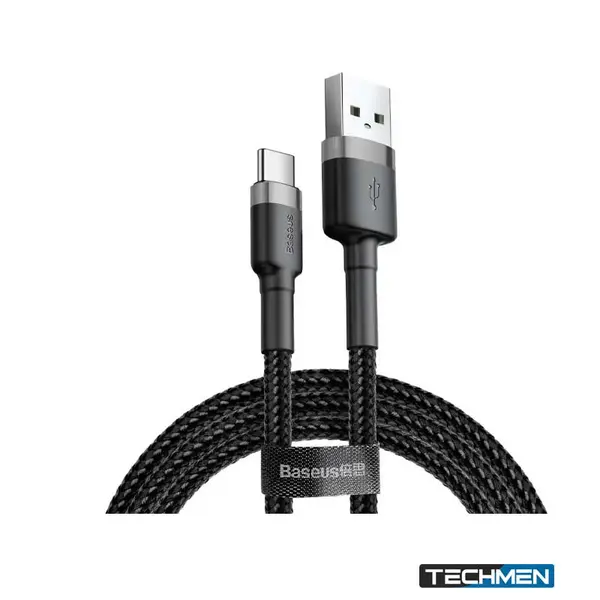 BASEUS CATKLF-HG1 Cafule Type-C PD2.0 60W Fast Charging Data Cable 2M – Gray & Black