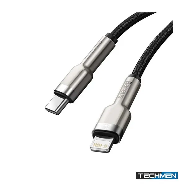 BASEUS Cafule Metal Type-C to IP PD 20W 1m Black (CATLJK-A01)