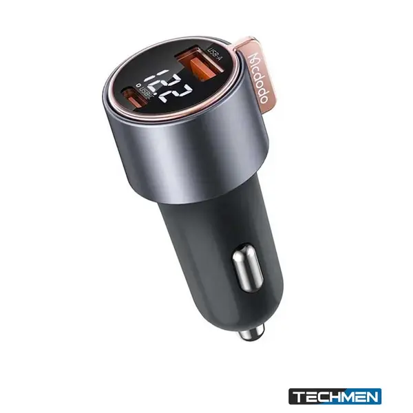 MCDODO CC-3690 75W USB-A + USB-C PD Car Charger – Dual-Port Fast Car Charger