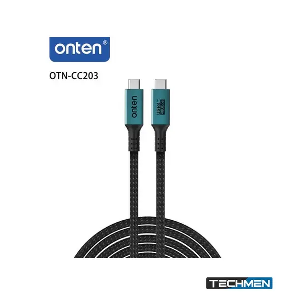 ONTEN CC203 USB4 Thunderbolt 4 Data Charging Cable 2M – High-Speed USB-C Cable for Data Transfer & Charging