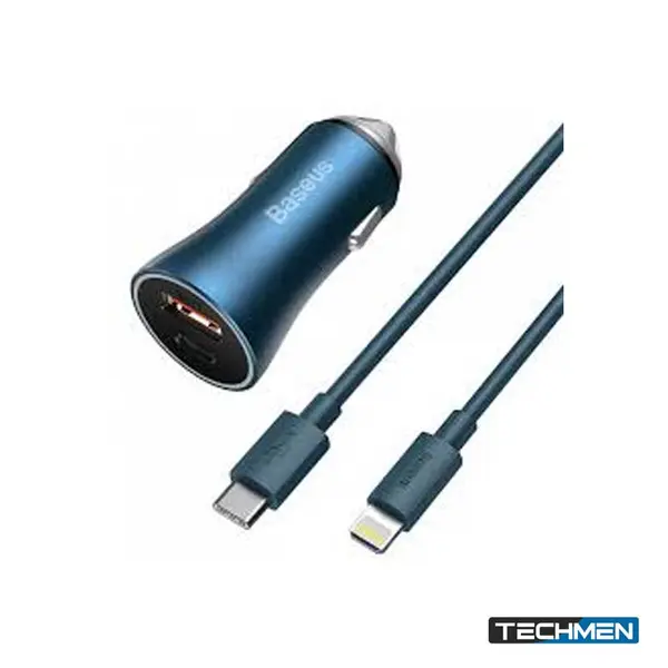 BASEUS 40W 1C+1U Car Charger with USB to Type-C Cable
