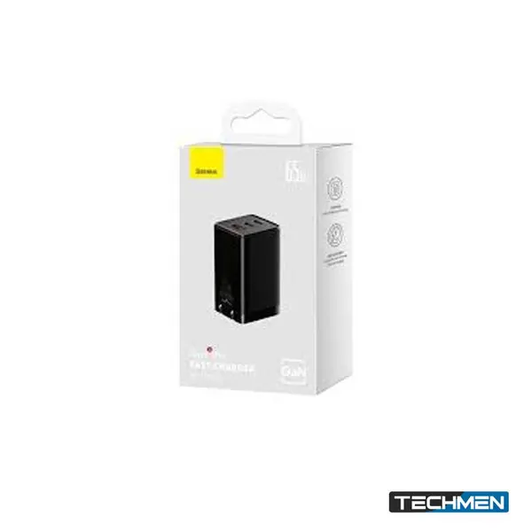 BASEUS 65W GaN5 Pro Fast Charger 2C+U CN White (CCGP090102)