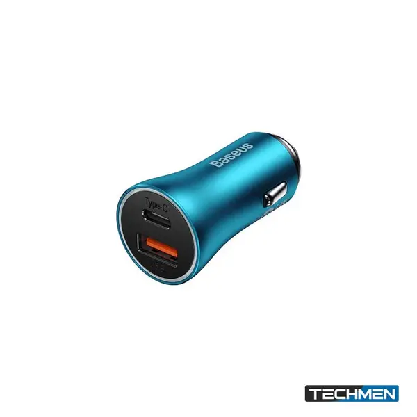 BASEUS 60W 2U Car Charger Golden Contactor (CCJDZ-U)