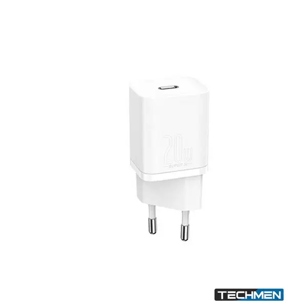 BASEUS CCSUPP-A02 Super Si Pro 20W Quick Charger – White