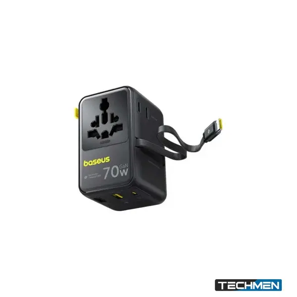 BASEUS EnerCore CG11 Universal Travel Adapter with Retractable Cable (E0307E00)
