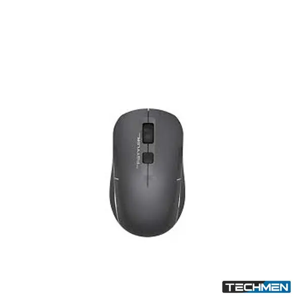 A4Tech Fstyler Dual Mode Bluetooth & 2.4GHz Wireless Silent Click Mouse USB Smoky Grey