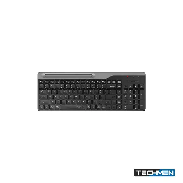 A4Tech Fstyler FBK25 Bluetooth + 2.4G 2-Section Wireless USB Keyboard – White, US Layout (FBK25)