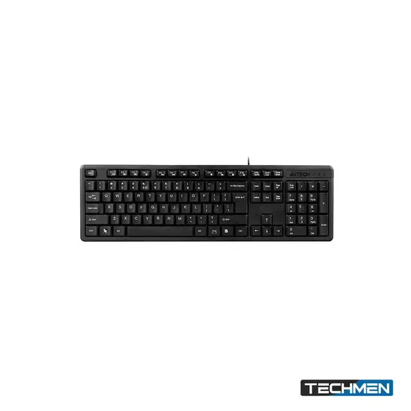 A4Tech Fstyler FK12 FN Multimedia Wired USB Keyboard – Black, US Layout (FK12)