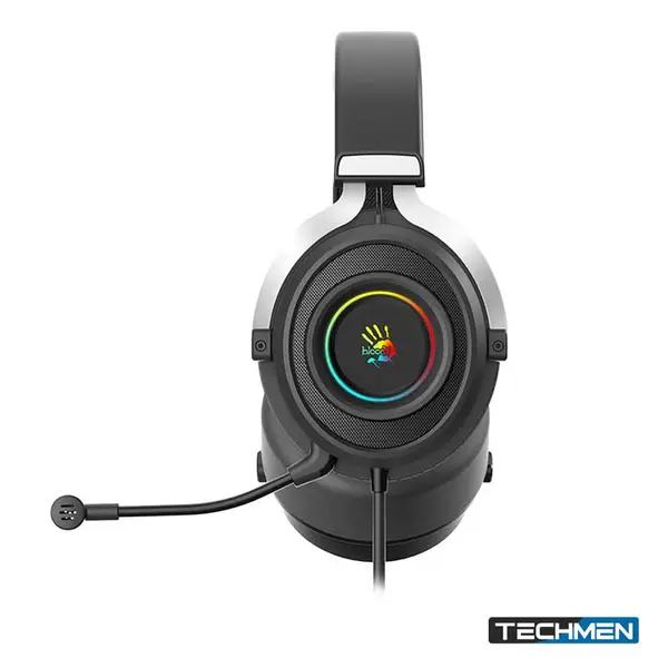 A4tech Bloody G535 Virtual 7.1 Surround Sound RGB Gaming Headphone – USB, Black + Silver (G535)